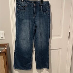 Aeropostale Women's Dark Blue Flare Jeans